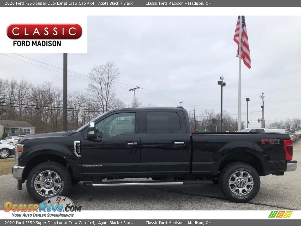 2020 Ford F350 Super Duty Lariat Crew Cab 4x4 Agate Black / Black Photo #1