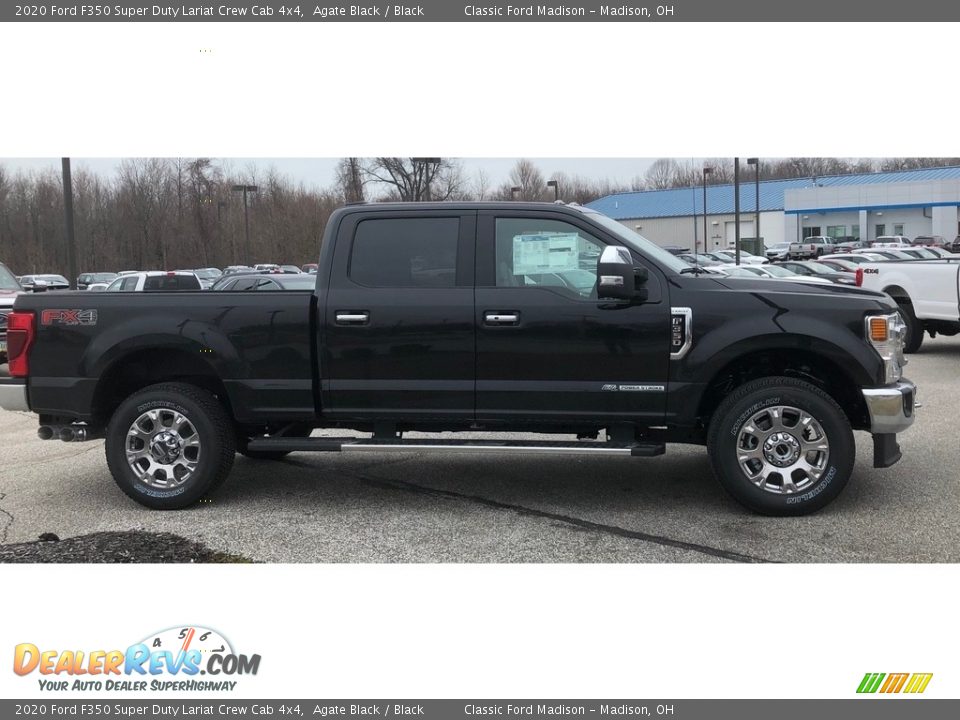 2020 Ford F350 Super Duty Lariat Crew Cab 4x4 Agate Black / Black Photo #4