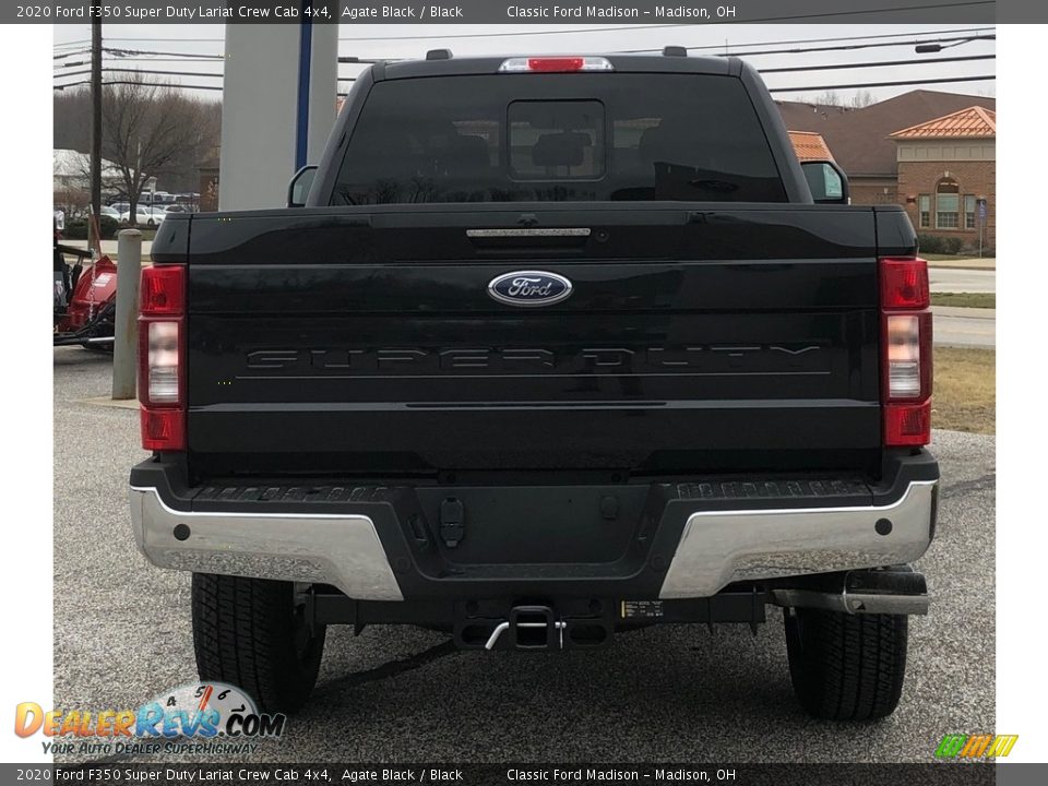 2020 Ford F350 Super Duty Lariat Crew Cab 4x4 Agate Black / Black Photo #6