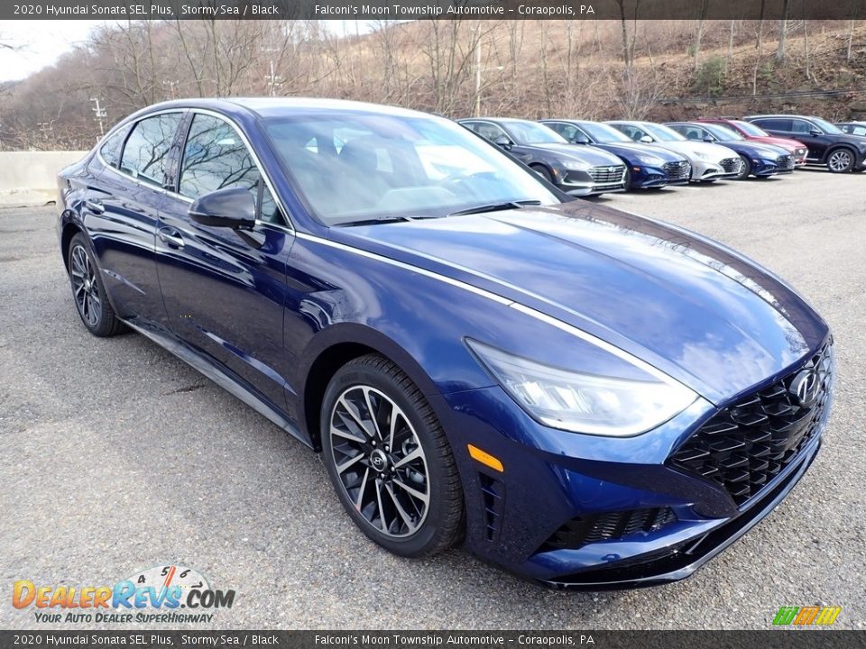 2020 Hyundai Sonata SEL Plus Stormy Sea / Black Photo #3