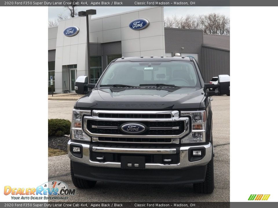2020 Ford F350 Super Duty Lariat Crew Cab 4x4 Agate Black / Black Photo #11