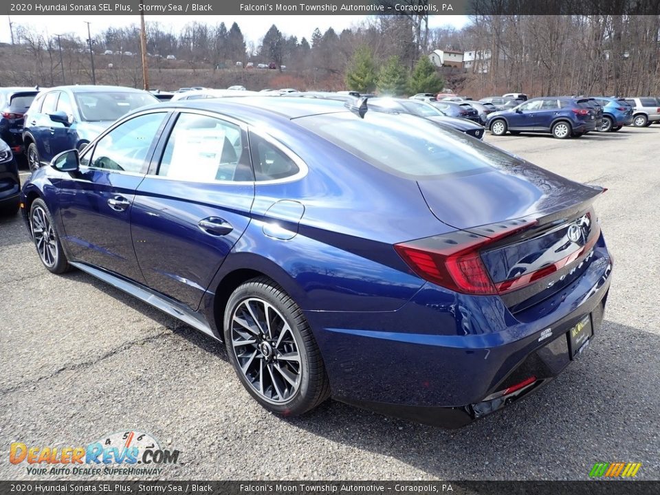 2020 Hyundai Sonata SEL Plus Stormy Sea / Black Photo #6