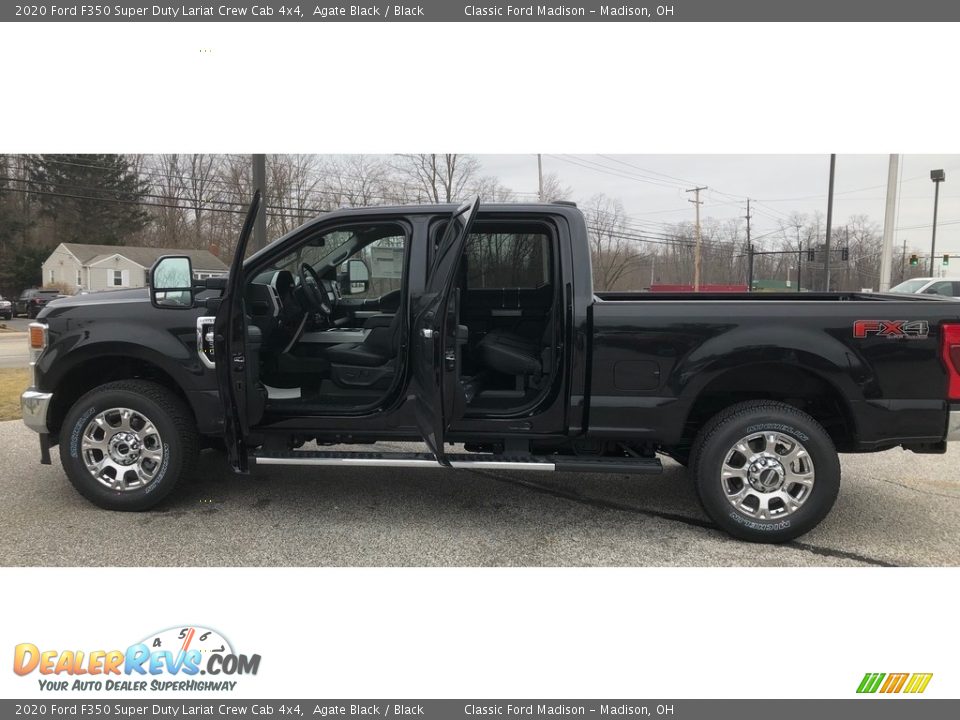 2020 Ford F350 Super Duty Lariat Crew Cab 4x4 Agate Black / Black Photo #12