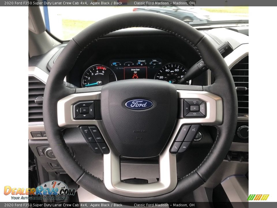 2020 Ford F350 Super Duty Lariat Crew Cab 4x4 Agate Black / Black Photo #13