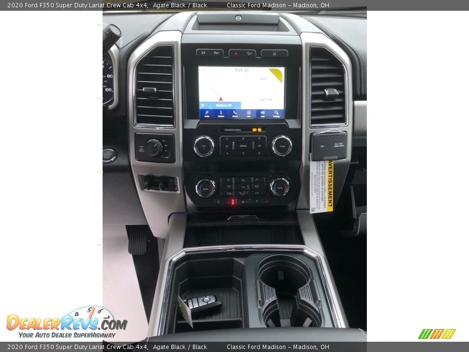 2020 Ford F350 Super Duty Lariat Crew Cab 4x4 Agate Black / Black Photo #14