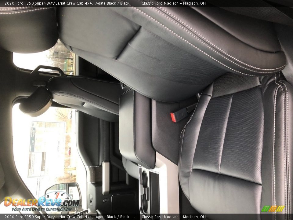 2020 Ford F350 Super Duty Lariat Crew Cab 4x4 Agate Black / Black Photo #15