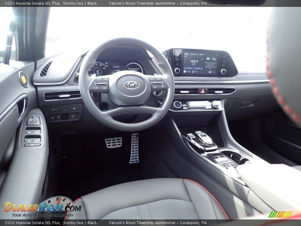2020 Hyundai Sonata SEL Plus Stormy Sea / Black Photo #9