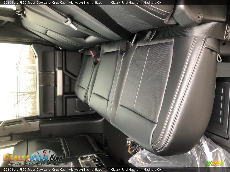 2020 Ford F350 Super Duty Lariat Crew Cab 4x4 Agate Black / Black Photo #16