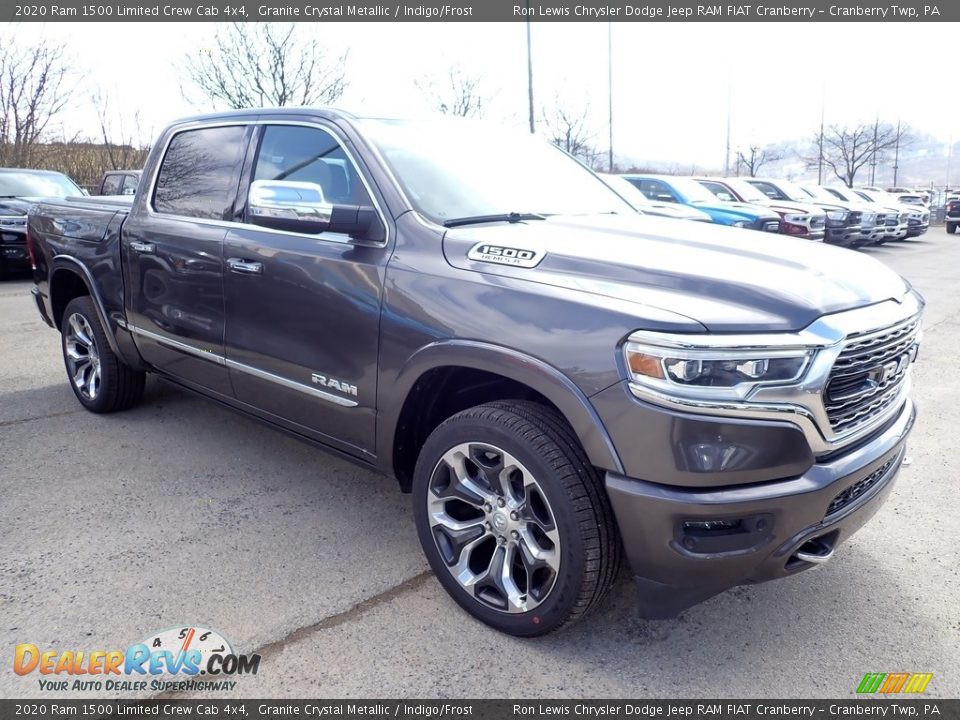 2020 Ram 1500 Limited Crew Cab 4x4 Granite Crystal Metallic / Indigo/Frost Photo #7