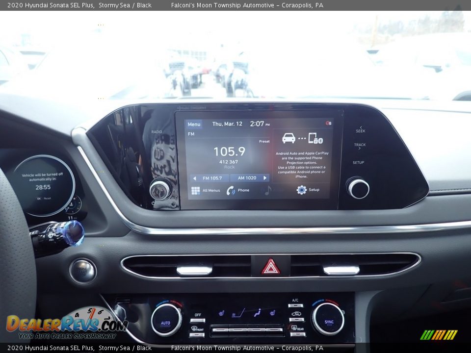 2020 Hyundai Sonata SEL Plus Stormy Sea / Black Photo #13