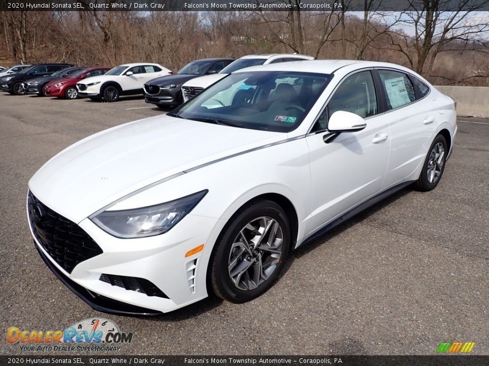 2020 Hyundai Sonata SEL Quartz White / Dark Gray Photo #5