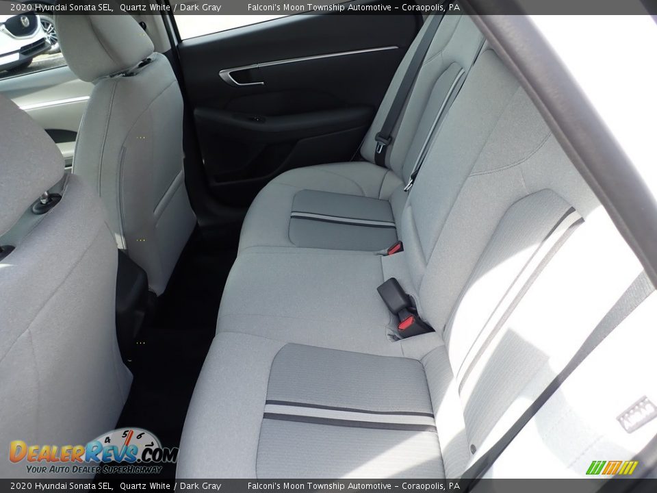 2020 Hyundai Sonata SEL Quartz White / Dark Gray Photo #8