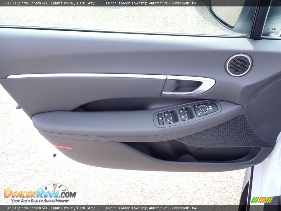 2020 Hyundai Sonata SEL Quartz White / Dark Gray Photo #11