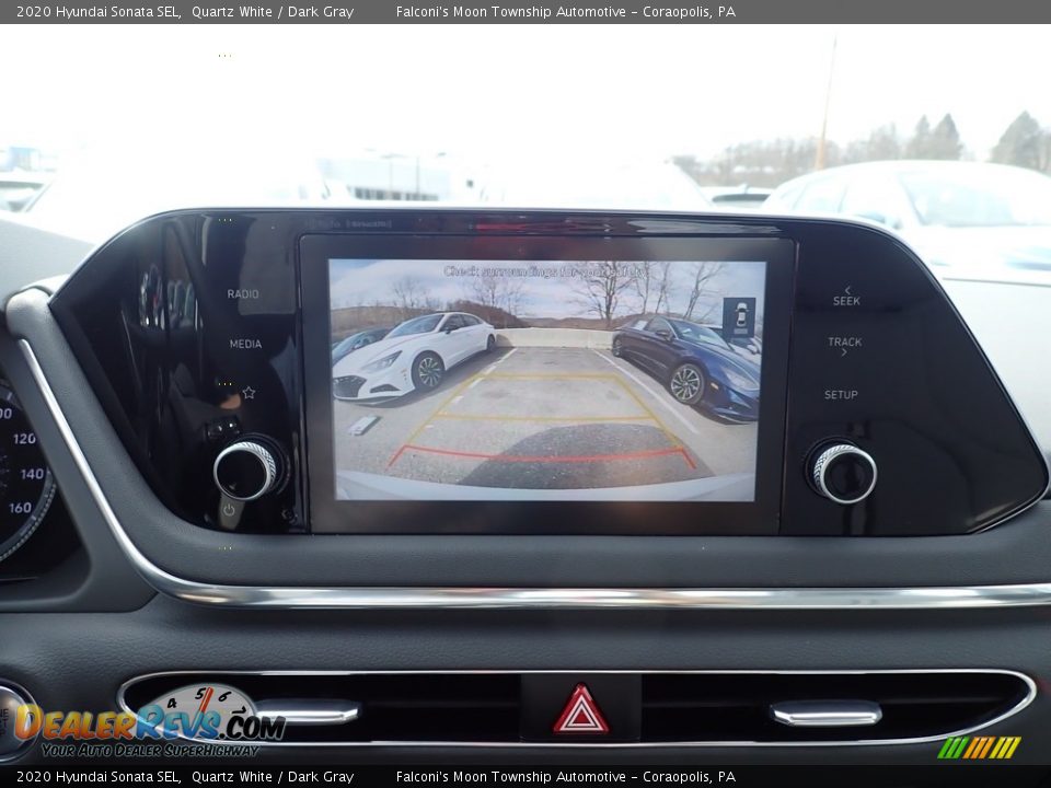 2020 Hyundai Sonata SEL Quartz White / Dark Gray Photo #14