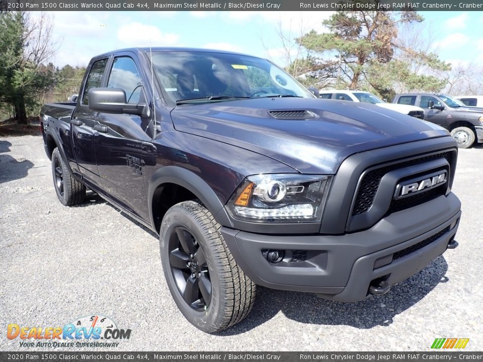 Front 3/4 View of 2020 Ram 1500 Classic Warlock Quad Cab 4x4 Photo #7