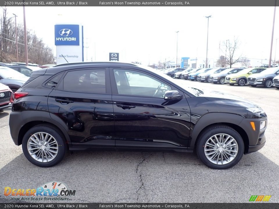 2020 Hyundai Kona SEL AWD Ultra Black / Black Photo #1