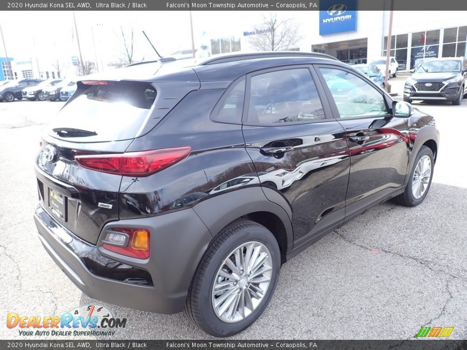 2020 Hyundai Kona SEL AWD Ultra Black / Black Photo #2
