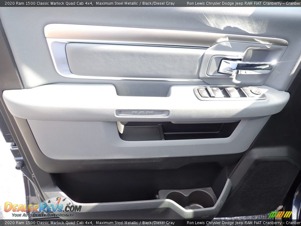 2020 Ram 1500 Classic Warlock Quad Cab 4x4 Maximum Steel Metallic / Black/Diesel Gray Photo #13