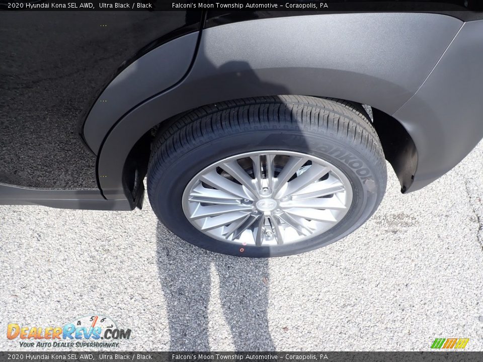 2020 Hyundai Kona SEL AWD Ultra Black / Black Photo #7
