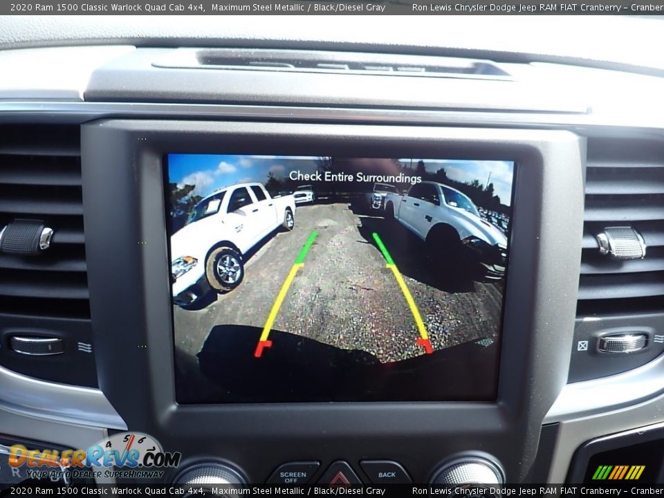 2020 Ram 1500 Classic Warlock Quad Cab 4x4 Maximum Steel Metallic / Black/Diesel Gray Photo #16