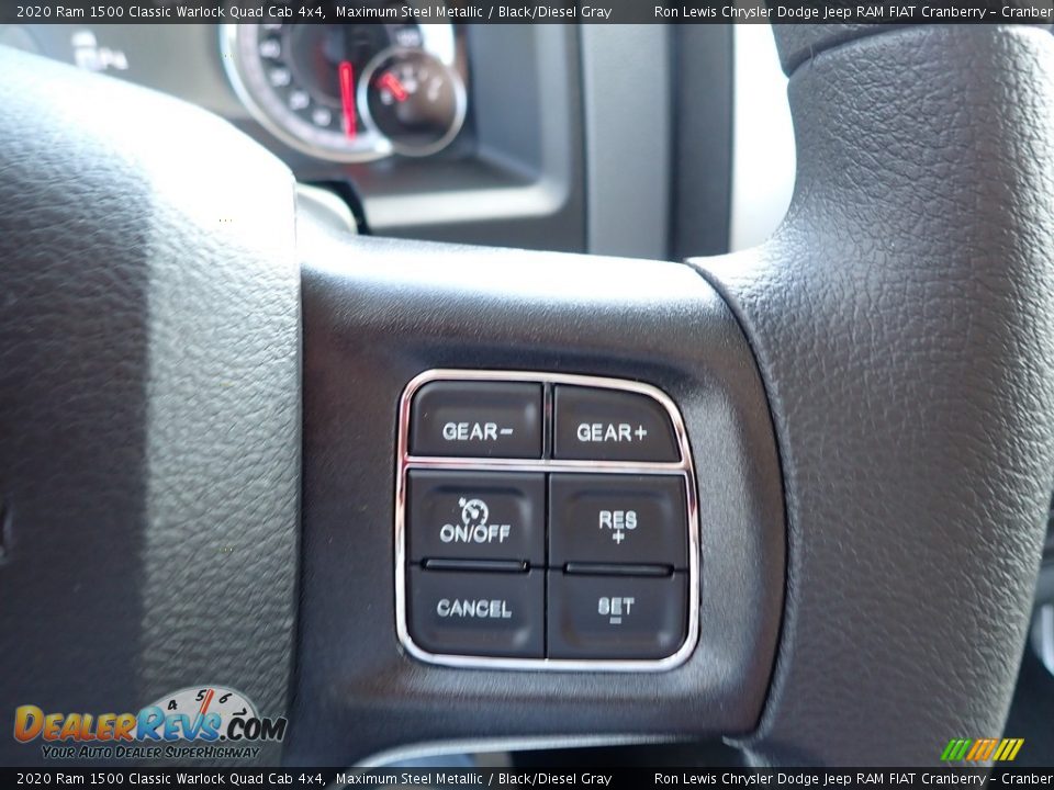 2020 Ram 1500 Classic Warlock Quad Cab 4x4 Maximum Steel Metallic / Black/Diesel Gray Photo #17