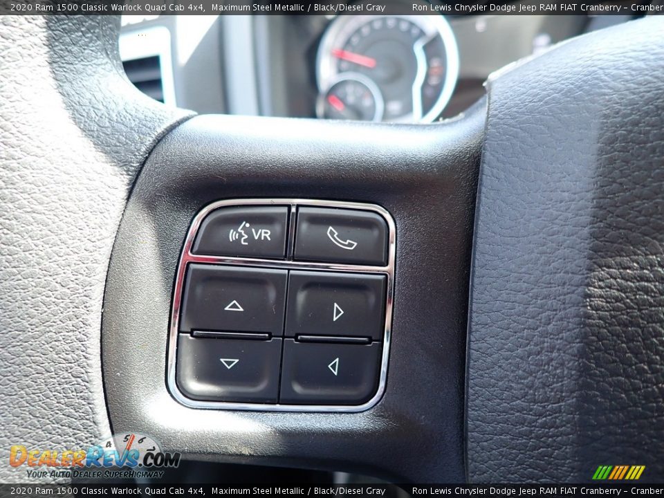 2020 Ram 1500 Classic Warlock Quad Cab 4x4 Maximum Steel Metallic / Black/Diesel Gray Photo #18