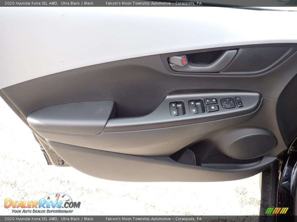 2020 Hyundai Kona SEL AWD Ultra Black / Black Photo #11