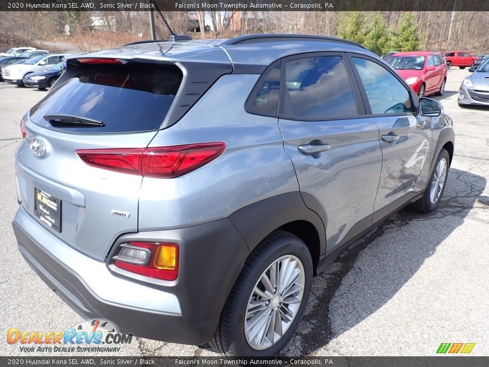 2020 Hyundai Kona SEL AWD Sonic Silver / Black Photo #2
