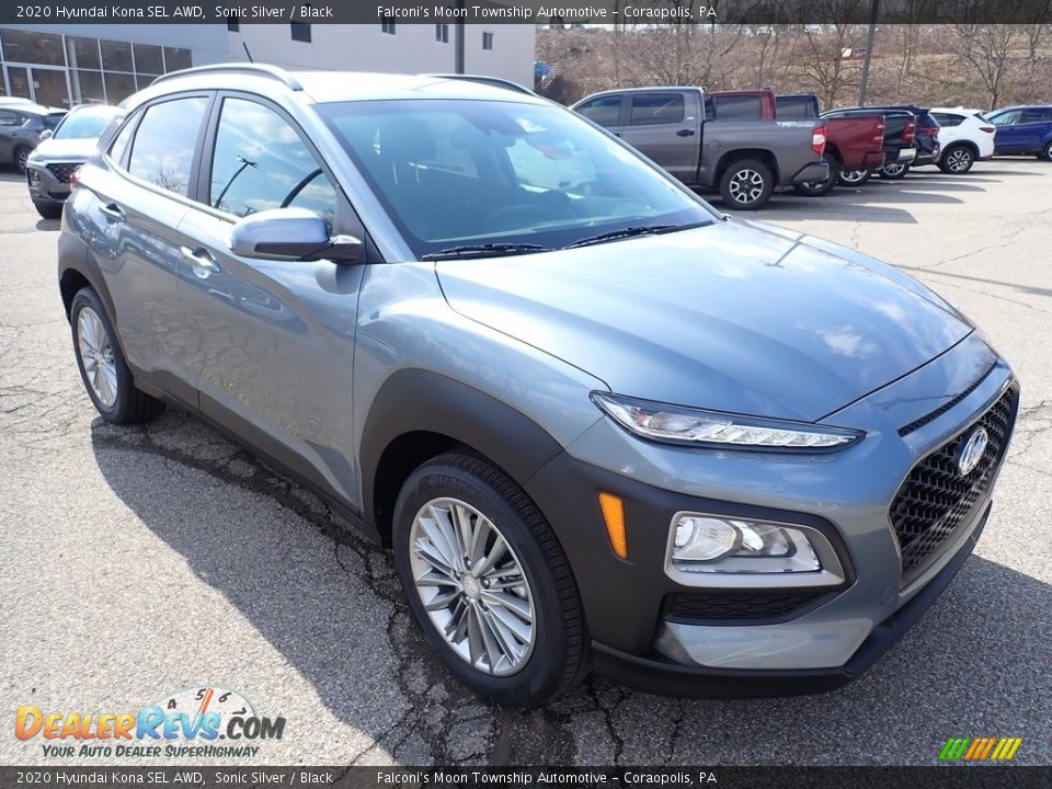 2020 Hyundai Kona SEL AWD Sonic Silver / Black Photo #3