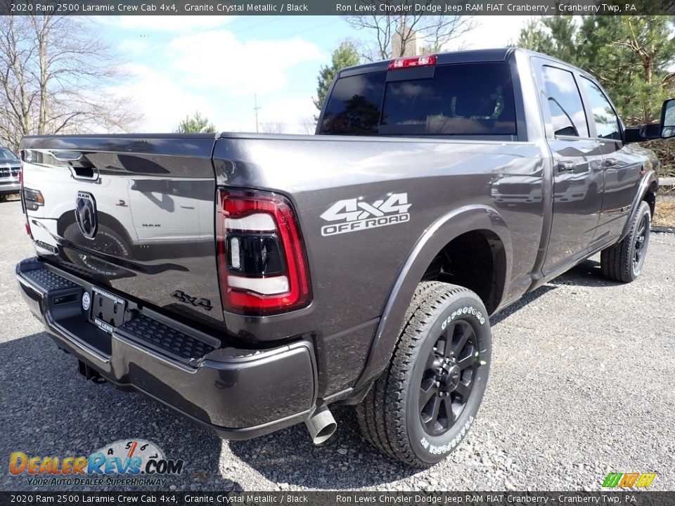 2020 Ram 2500 Laramie Crew Cab 4x4 Granite Crystal Metallic / Black Photo #5