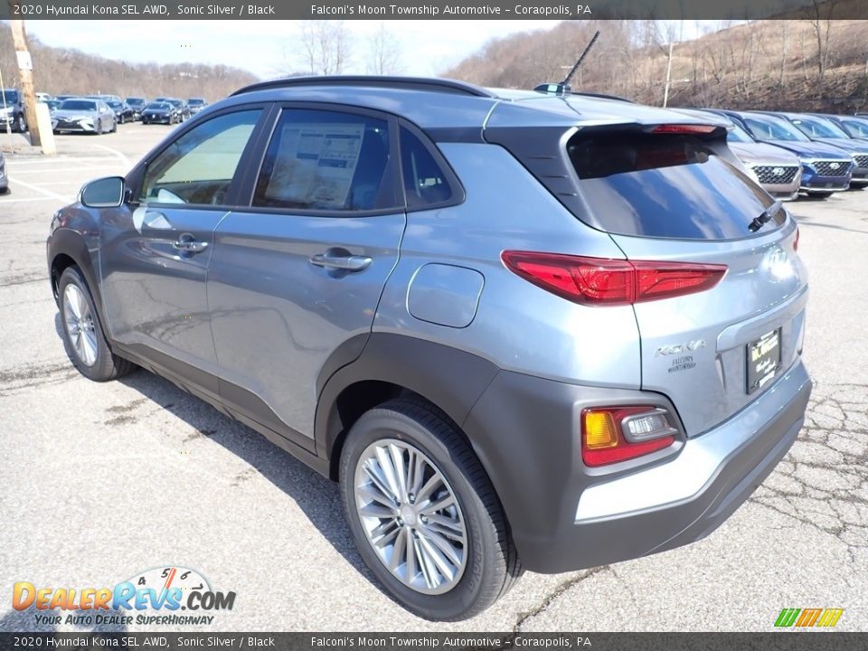 2020 Hyundai Kona SEL AWD Sonic Silver / Black Photo #6