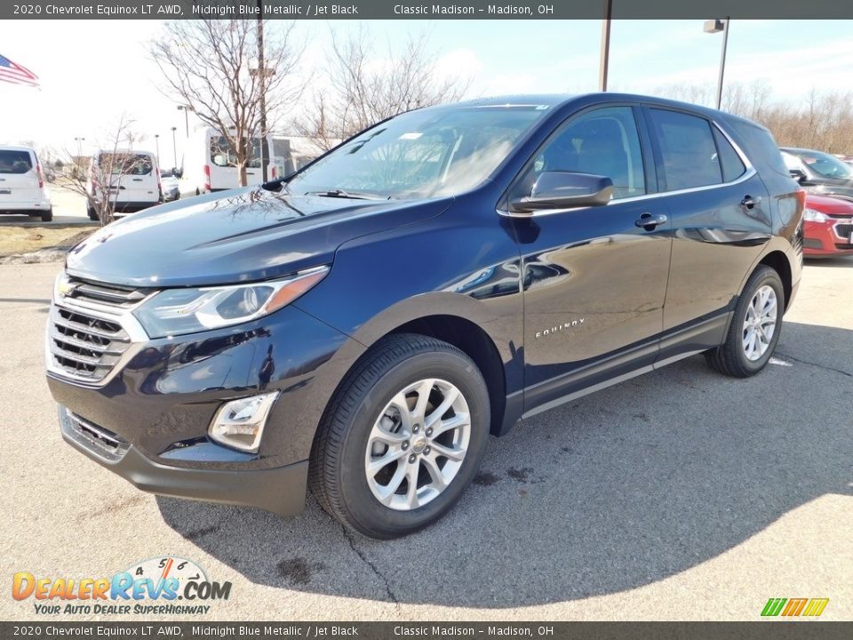 2020 Chevrolet Equinox LT AWD Midnight Blue Metallic / Jet Black Photo #5