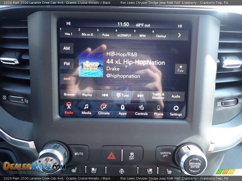 2020 Ram 2500 Laramie Crew Cab 4x4 Granite Crystal Metallic / Black Photo #16