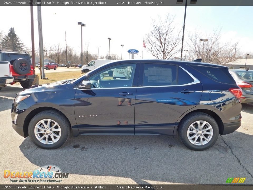 2020 Chevrolet Equinox LT AWD Midnight Blue Metallic / Jet Black Photo #6