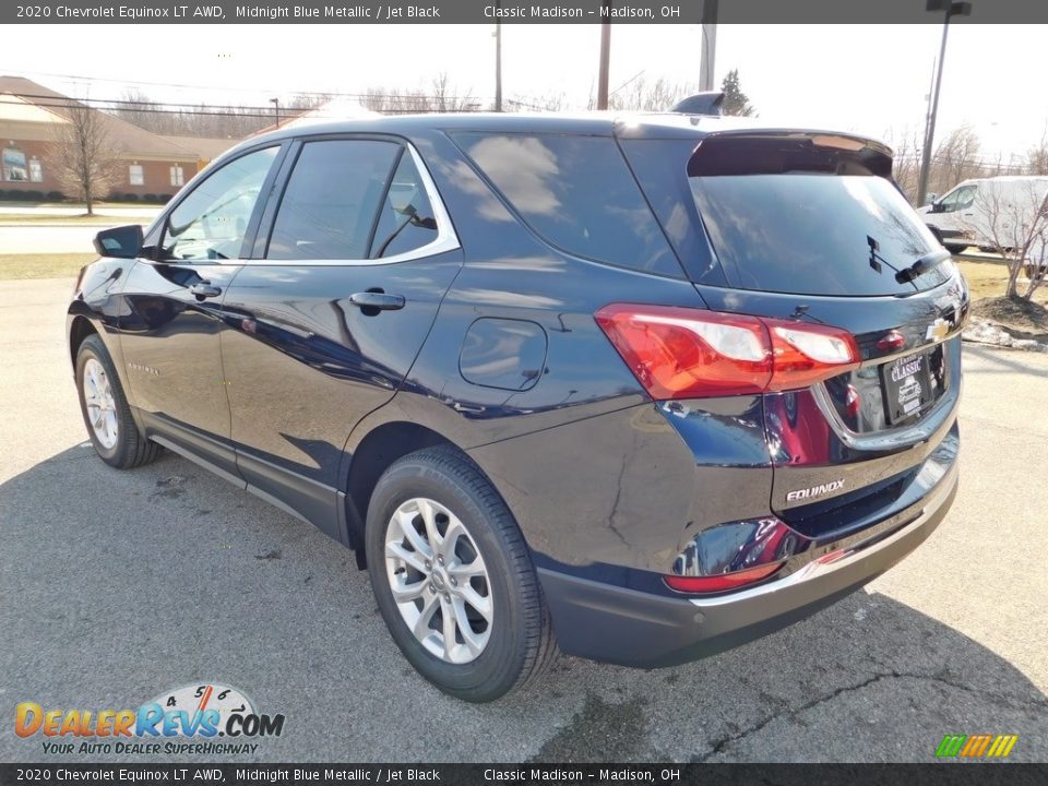2020 Chevrolet Equinox LT AWD Midnight Blue Metallic / Jet Black Photo #7