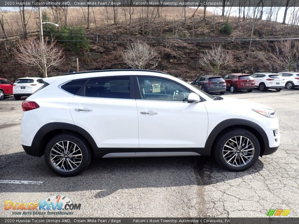 2020 Hyundai Tucson Ultimate AWD Cream White Pearl / Beige Photo #1