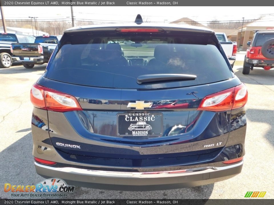 2020 Chevrolet Equinox LT AWD Midnight Blue Metallic / Jet Black Photo #8