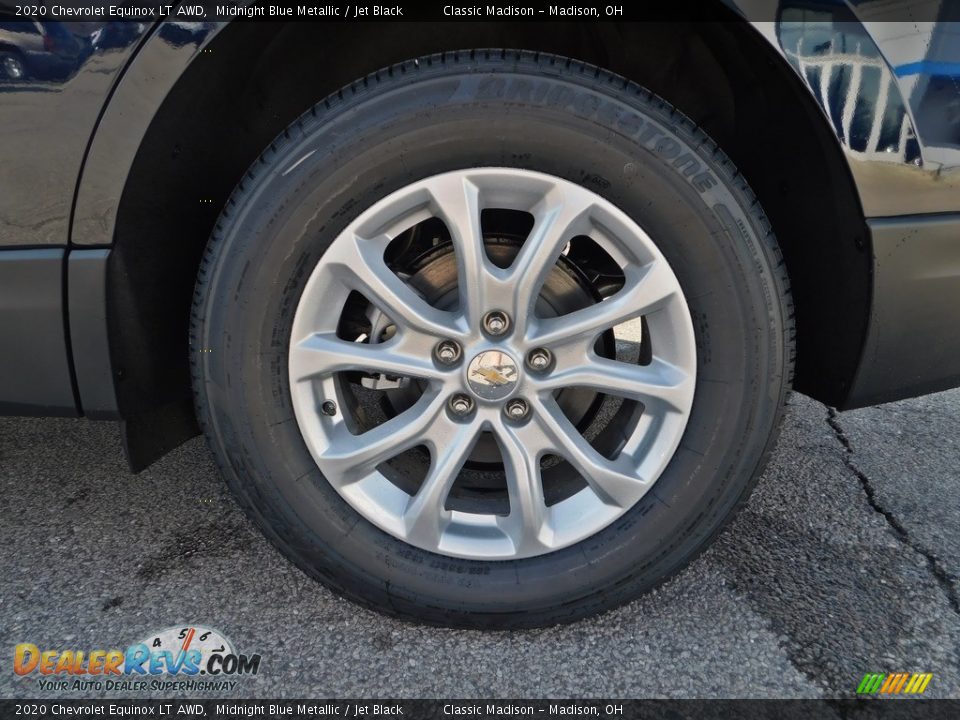 2020 Chevrolet Equinox LT AWD Midnight Blue Metallic / Jet Black Photo #9