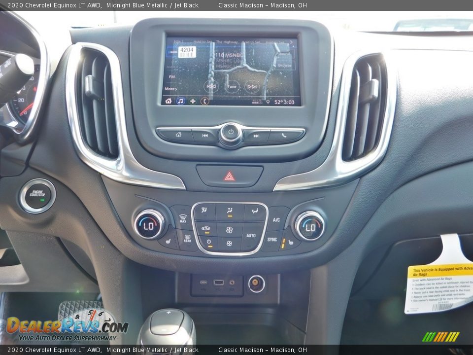 2020 Chevrolet Equinox LT AWD Midnight Blue Metallic / Jet Black Photo #13