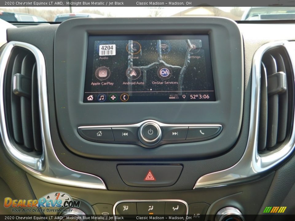 2020 Chevrolet Equinox LT AWD Midnight Blue Metallic / Jet Black Photo #14