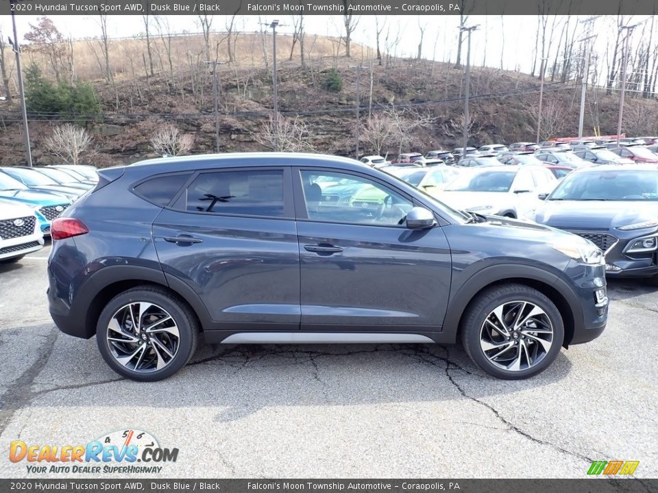 2020 Hyundai Tucson Sport AWD Dusk Blue / Black Photo #1