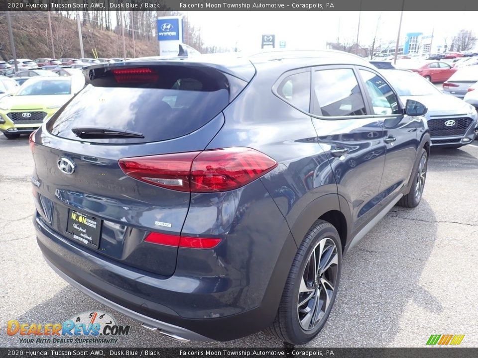 2020 Hyundai Tucson Sport AWD Dusk Blue / Black Photo #2