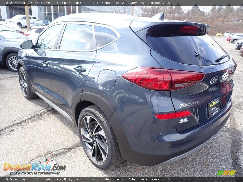 2020 Hyundai Tucson Sport AWD Dusk Blue / Black Photo #6
