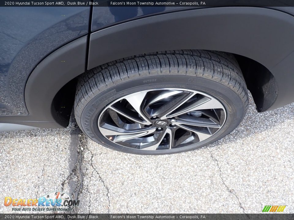 2020 Hyundai Tucson Sport AWD Dusk Blue / Black Photo #7