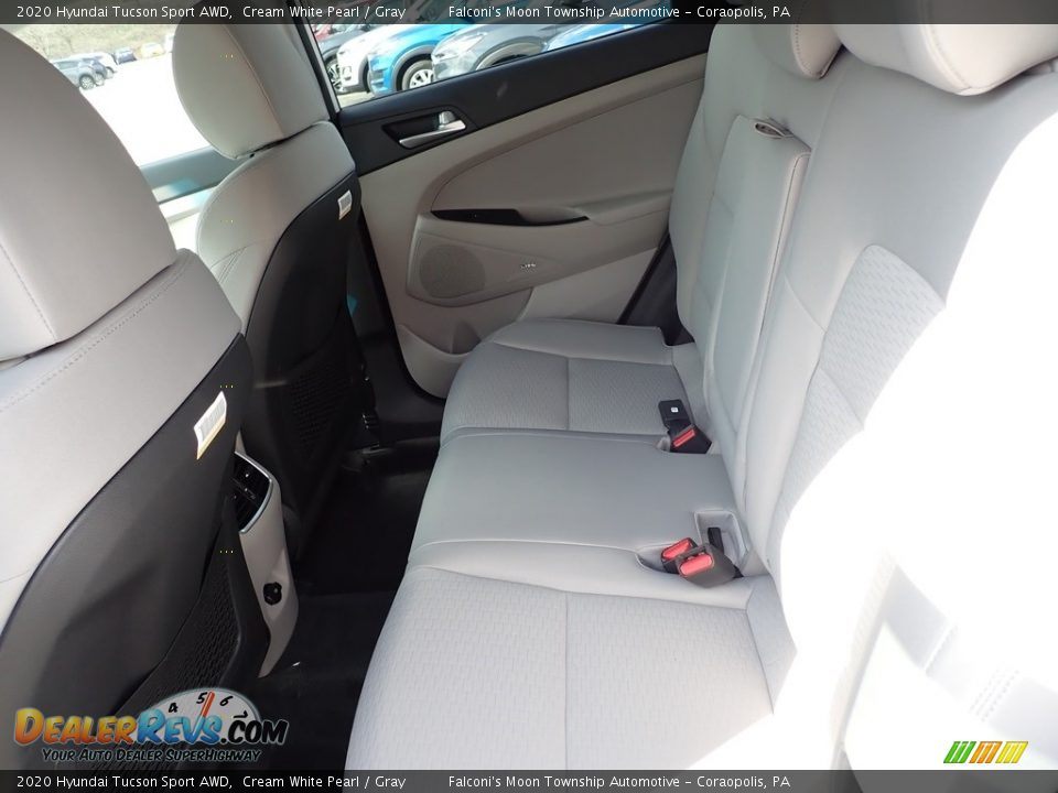 2020 Hyundai Tucson Sport AWD Cream White Pearl / Gray Photo #8