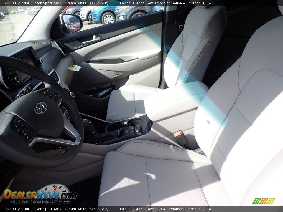 2020 Hyundai Tucson Sport AWD Cream White Pearl / Gray Photo #10
