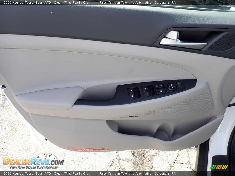 2020 Hyundai Tucson Sport AWD Cream White Pearl / Gray Photo #11