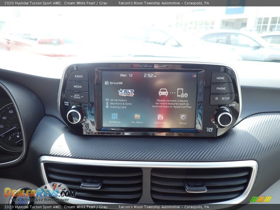 2020 Hyundai Tucson Sport AWD Cream White Pearl / Gray Photo #13