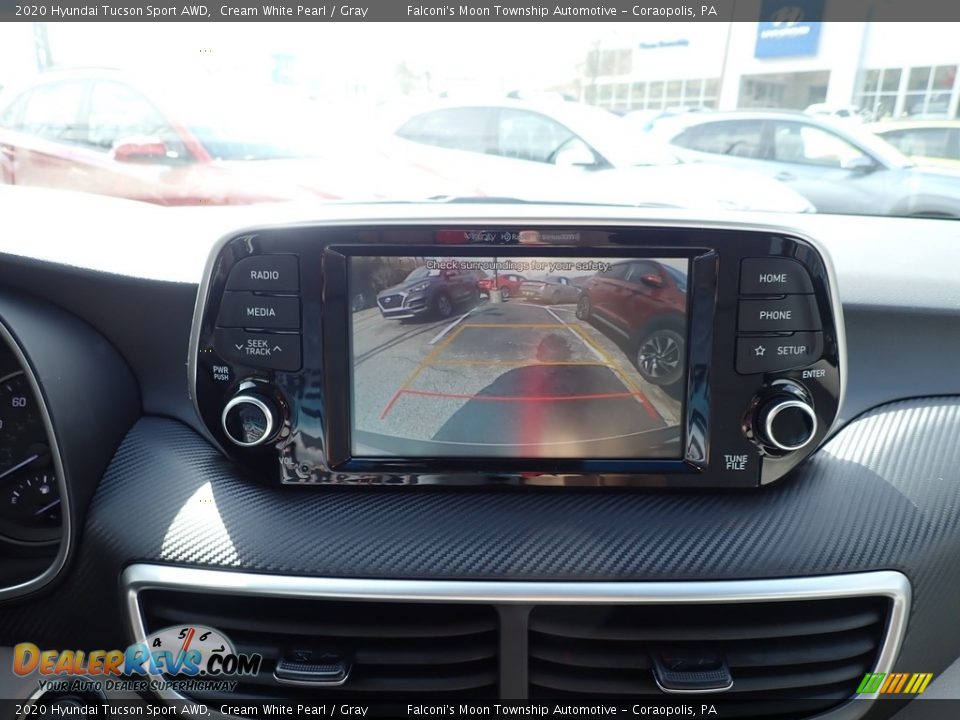 2020 Hyundai Tucson Sport AWD Cream White Pearl / Gray Photo #14