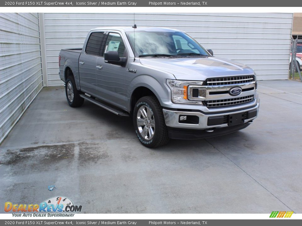 2020 Ford F150 XLT SuperCrew 4x4 Iconic Silver / Medium Earth Gray Photo #2